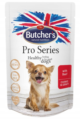 Butchers Pro Series z wołowiną dla psa 100g
