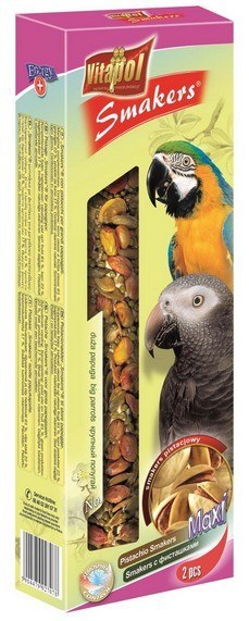 Vitapol Smakers dla dużych papug - pistacjowy 2szt [2707]