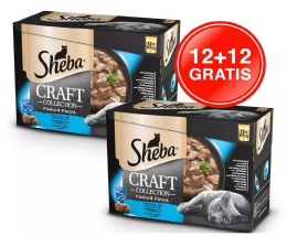 Sheba Craft Collection smaki rybne 24 x 85g