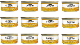 Gourmet Gold w Sosie, 12 x 85 g kurczak/wątróbka