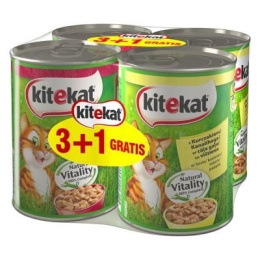 KITEKAT KURCZAK WOŁOWINA 400g x 24szt