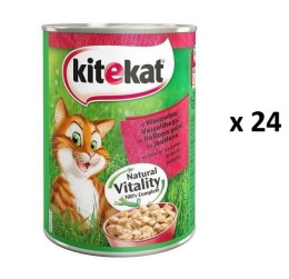 Kitekat wołowina 24x400g