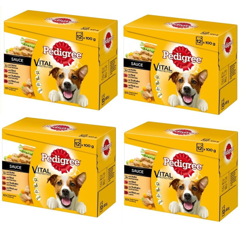 PEDIGREE Vital 48x100g saszetki w SOSIE PIES