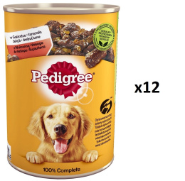 PEDIGREE Wołowina w galarecie 1,2 kg x 12 (14,4KG)