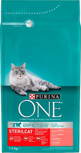 Purina ONE STERILCAT łosoś pszenica kot 1,9 kg