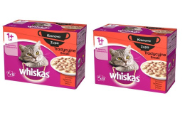 Whiskas zupa tradycyjne smaki 12x85g x2