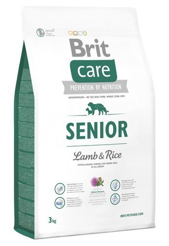 Brit Care New Senior Lamb & Rice 3kg Brit Care New Senior Lamb & Rice 3kg