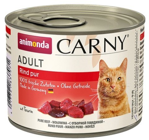 Animonda Carny Adult Wołowina puszka 200g Animonda Carny Adult Wołowina puszka 200g