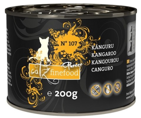 Catz Finefood Purrrr N.107 Kangur puszka 200g Catz Finefood Purrrr N.107 Kangur puszka 200g