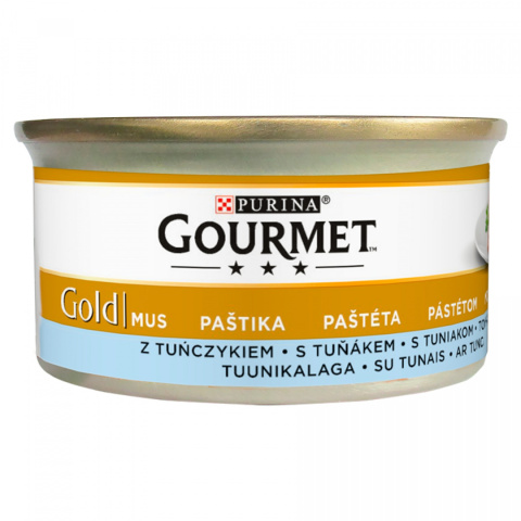 Purina GOURMET GOLD mus z tuńczykiem 85g