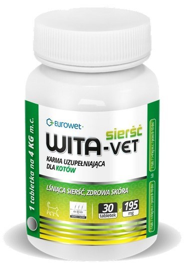 Wita-Vet Kot Sierść 30tabl. Wita-Vet Kot Sierść 30tabl.