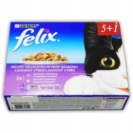 Purina FELIX 6x100g mięsny mix smaków w galaretce