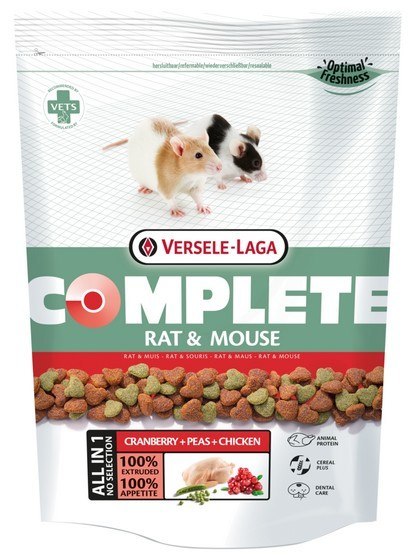 Versele-Laga Rat & Mouse Complete pokarm dla szczura i myszy 500g Versele-Laga Rat & Mouse Complete pokarm dla szczura i myszy 500g