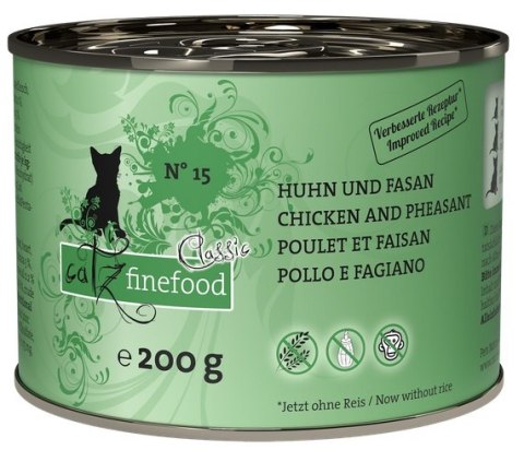 Catz Finefood N.15 Kurczak i Bażant puszka 200g
