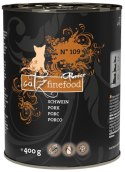 Catz Finefood Purrrr N.109 Wieprzowina puszka 400g