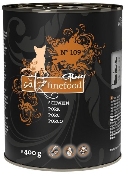 Catz Finefood Purrrr N.109 Wieprzowina puszka 400g Catz Finefood Purrrr N.109 Wieprzowina puszka 400g