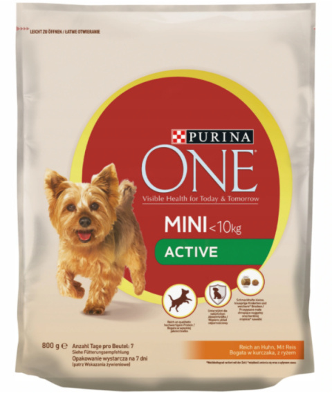 Purina ONE Mini Active Kurczak 800 g