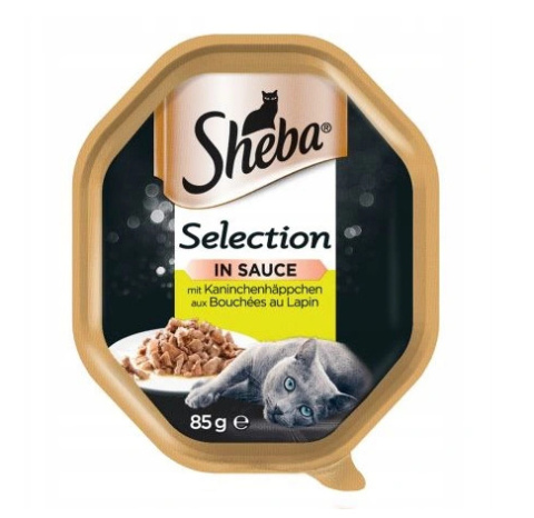 SHEBA Selection 85g z Królikiem w sosie