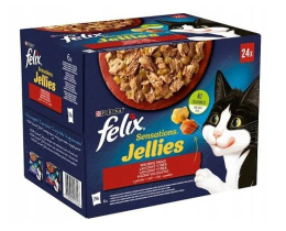 FELIX 24x85g Sensations Jellies