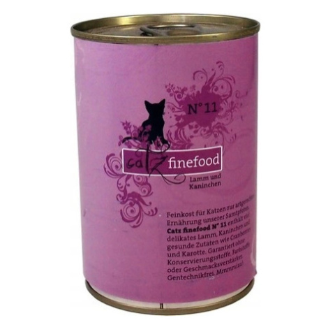 Catz Finefood N.11 Jagnięcina i Królik puszka 400g