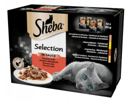 SHEBA SELECTION IN SAUCE SOCZYSTE SMAKI 12x85g