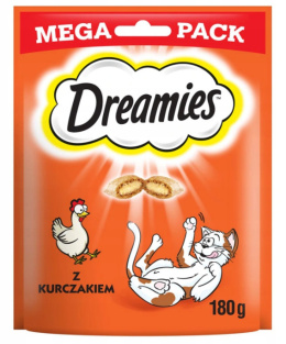 DREAMIES z Kurczakiem dla Kota MEGA PACZKA 180g