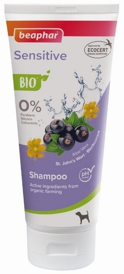 Beaphar BIO Shampoo Sensitive - organiczny szampon przeciwświądowy dla psów 200ml