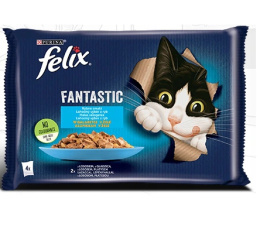 Felix Fantastic łosoś, gładzica 4x85g