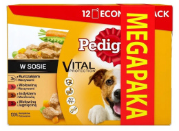 Pedigree Adult wołowina kurczak i indyk 24x100g