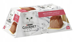 Purina GOURMET REVELATIONS Mus Łosoś 2 x 57g