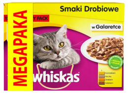 Whiskas Smaki Drobiowe 24x100g