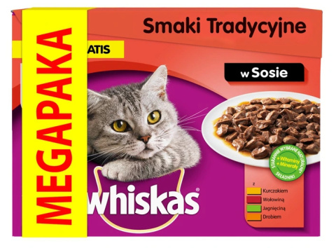 Whiskas Smaki Tradycyjne 24x100g