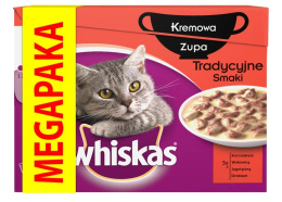 Whiskas zupa tradycyjne smaki 24x85g