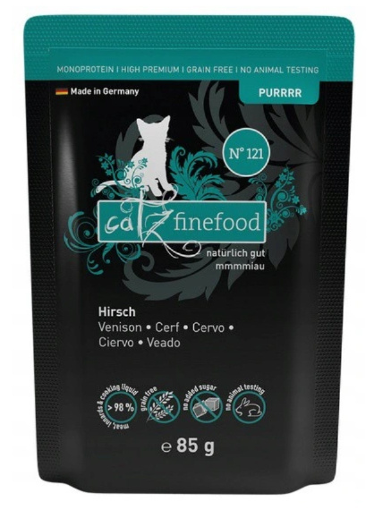 Catz Finefood Purrrr N.121 Jeleń saszetka 85g