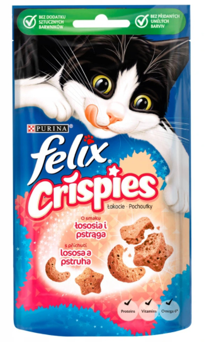 FELIX CRISPIES losoś pstrąg 45g