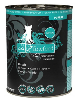 Catz Finefood Purrrr N.121 Jeleń puszka 400g