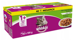 WHISKAS Smaki Rybne i Tradycyjne 40x100g