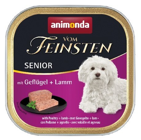 Animonda vom Feinsten Dog Senior Drób i Jagnięcina 150g Animonda vom Feinsten Dog Senior Drób i Jagnięcina 150g