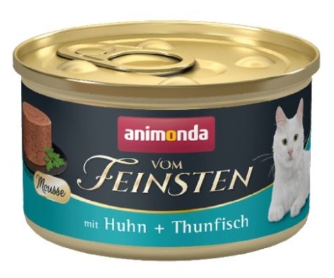 Animonda vom Feinsten Cat Adult Mus Kurczak + Tuńczyk puszka 85g Animonda vom Feinsten Cat Adult Mus Kurczak + Tuńczyk puszka 85g