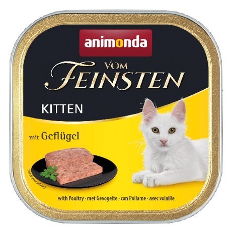 Animonda vom Feinsten Cat Kitten z Drobiem tacka 100g Animonda vom Feinsten Cat Kitten z Drobiem tacka 100g
