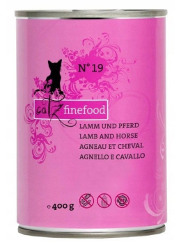 Catz Finefood N.19 Jagnięcina i Konina puszka 400g