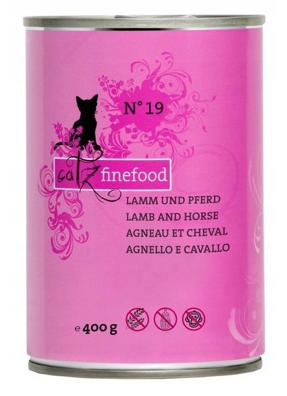 Catz Finefood N.19 Jagnięcina i Konina puszka 400g