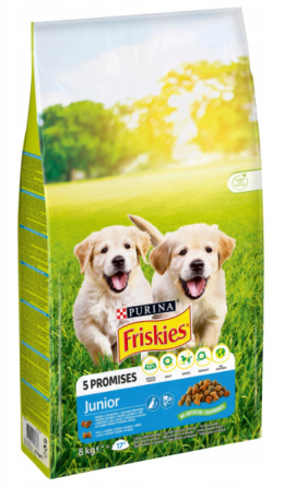 Purina FRISKIES Junior szczeniak kurczak 8 kg