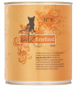 CATZ FINEFOOD NO.9 DZICZYZNA 800G