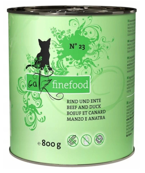 Catz Finefood Wołowina Z Kaczką nr.23 800g