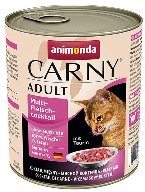 Animonda Carny Adult Mix Mięsny puszka 800g Animonda Carny Adult Mix Mięsny puszka 800g