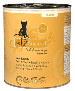 Catz Finefood Classic N.07 Cielęcina puszka 800g