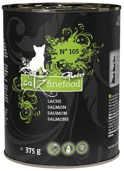 Catz Finefood Purrrr N.105 Łosoś puszka 375g Catz Finefood Purrrr N.105 Łosoś puszka 375g