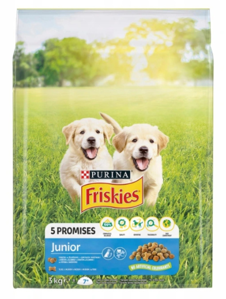 Purina FRISKIES Junior szczeniak kurczak 3 kg