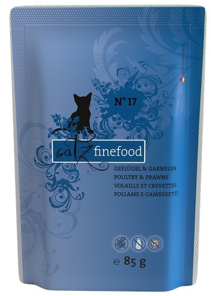 Catz Finefood Classic N.17 Drób i Krewetki saszetka 85g